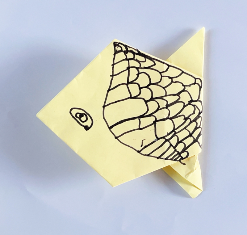 Origami, poisson de Louis