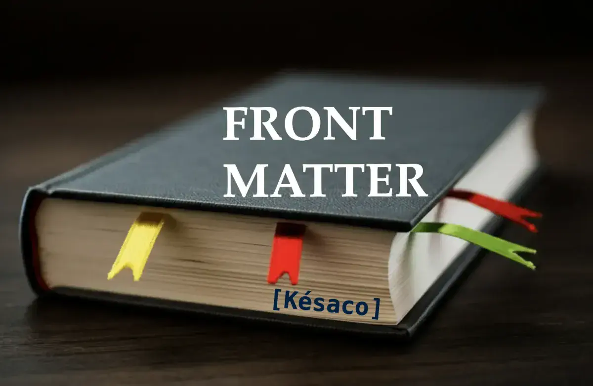 Front matter : Définition (sfeir.dev)