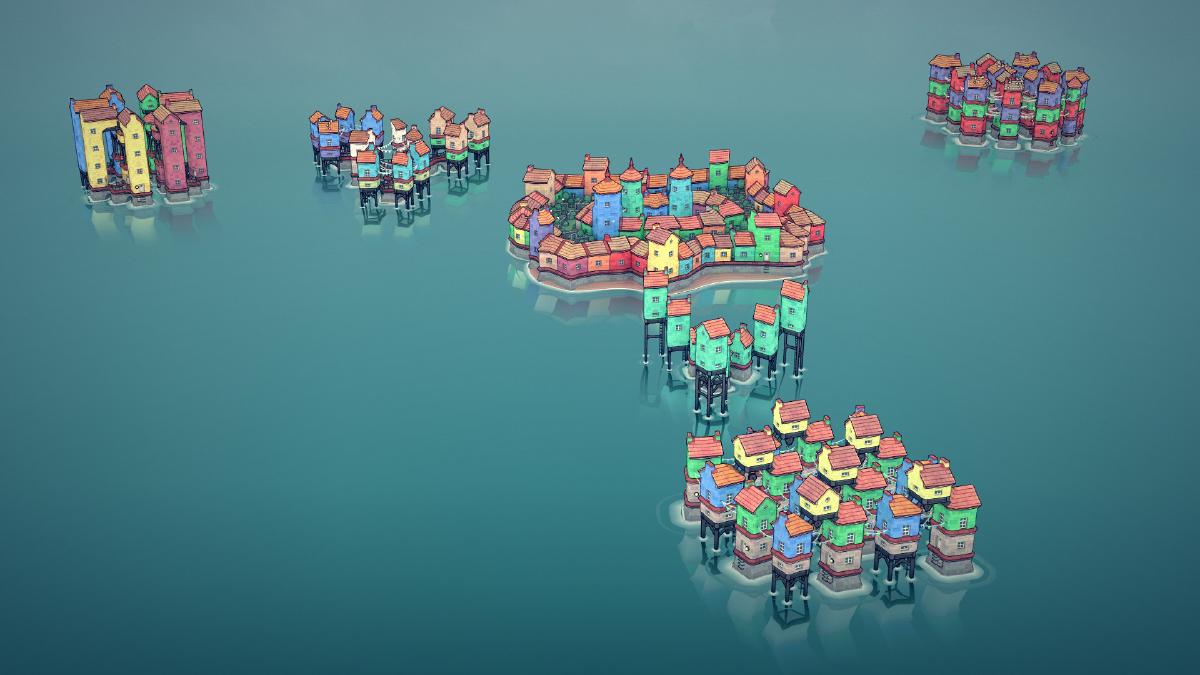 Townscaper: Exploring Diverse Island Designs - A Journey Through Architectural Creativity